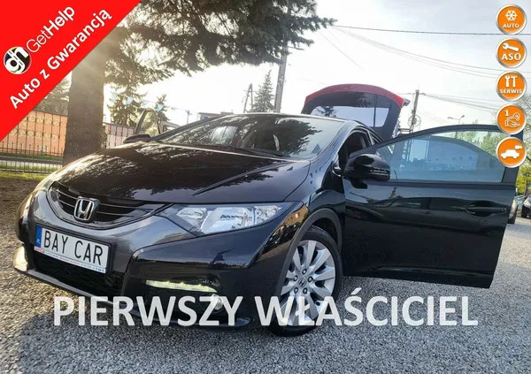 łódzkie Honda Civic cena 39900 przebieg: 140221, rok produkcji 2013 z Brzeg